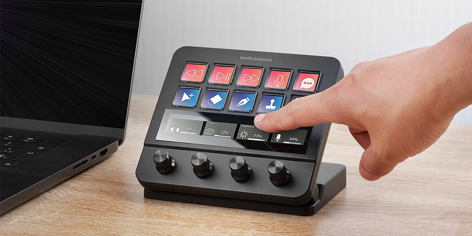 Mars Gaming MSD-PRO – 4 diales de precisión
