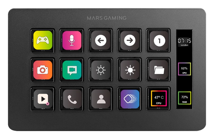 Mars Gaming MSD-ONE – Software con escenas y plug-ins