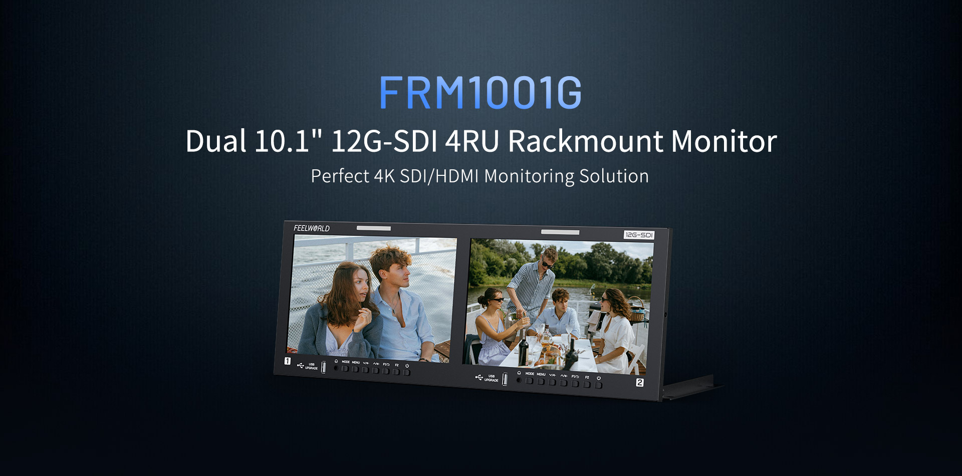 Feelworld FRM1001G, monitor doble de 10,1