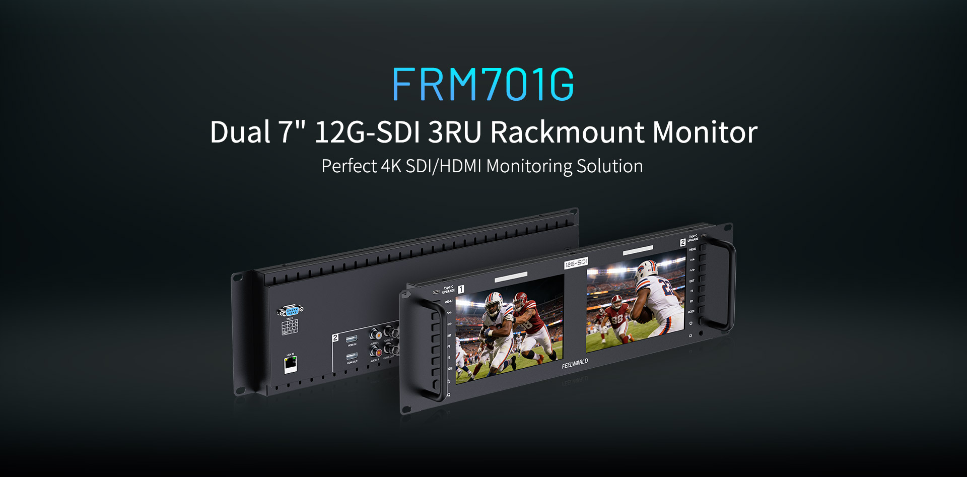 Feelworld FRM701G, monitor doble de 7
