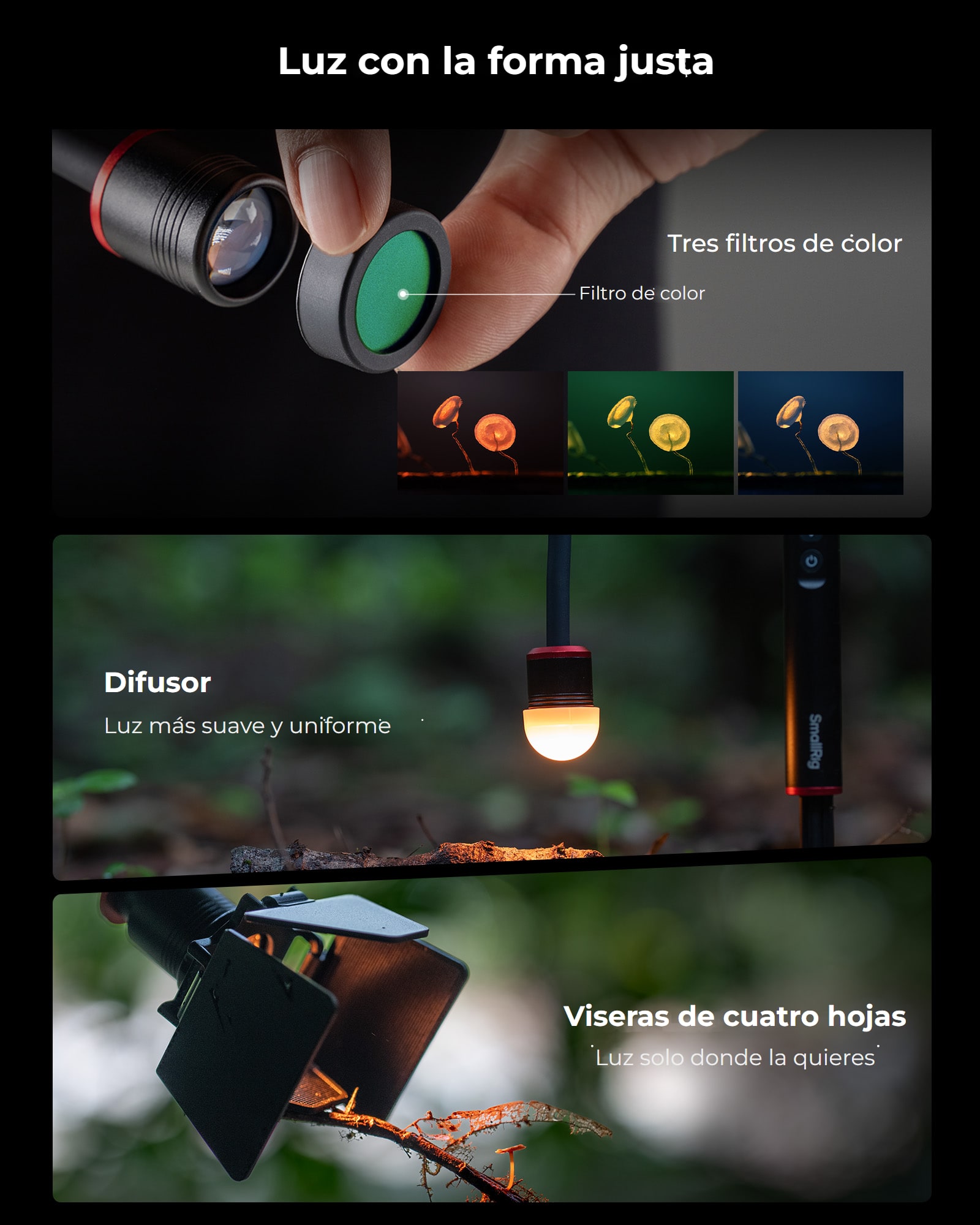 SmallRig RM 01B LED Macro Arm Light 6225 ES 8