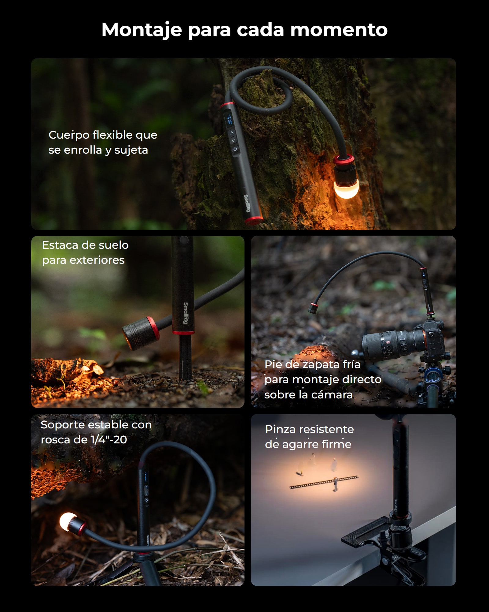 SmallRig RM 01B LED Macro Arm Light 6225 ES 9