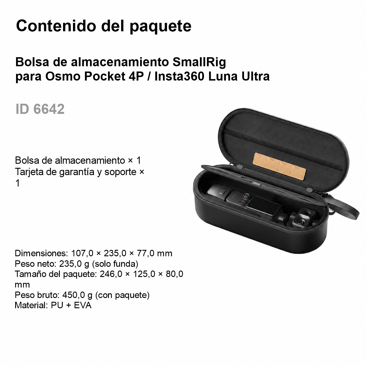 SmallRig Storage Bag 6642 ES 8