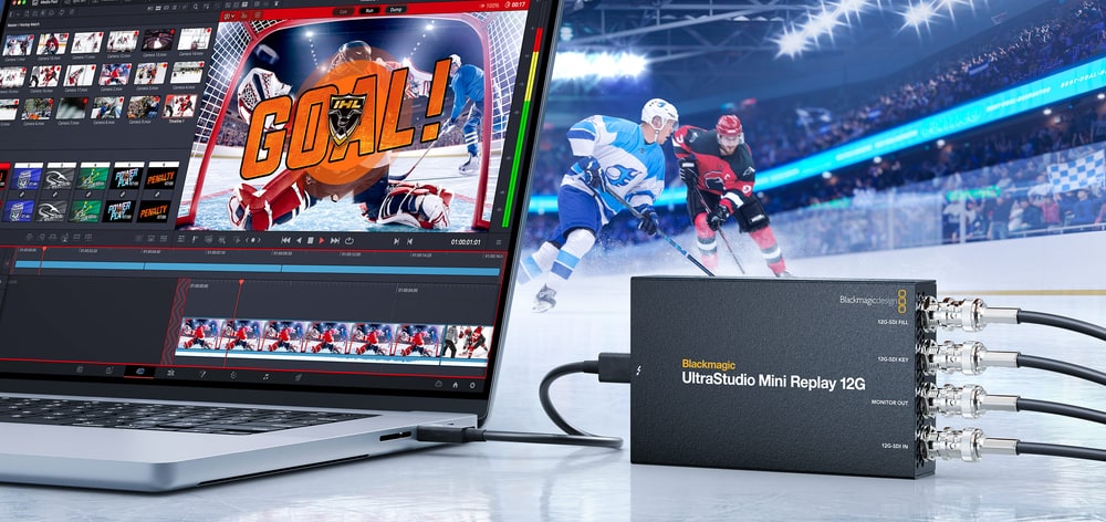 UltraStudio Mini Replay 12G – Replay y grafismo broadcast desde el ordenador