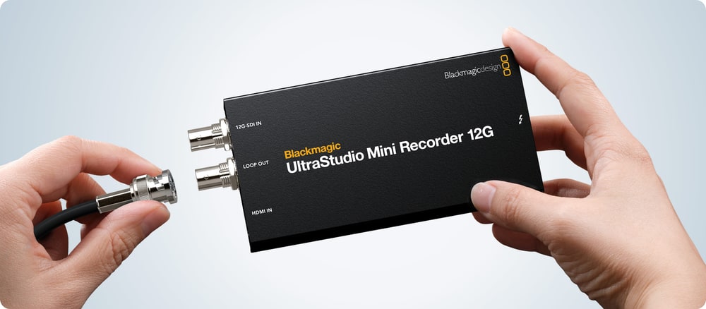 UltraStudio Mini Recorder 12G – Captura compacta para cualquier equipo