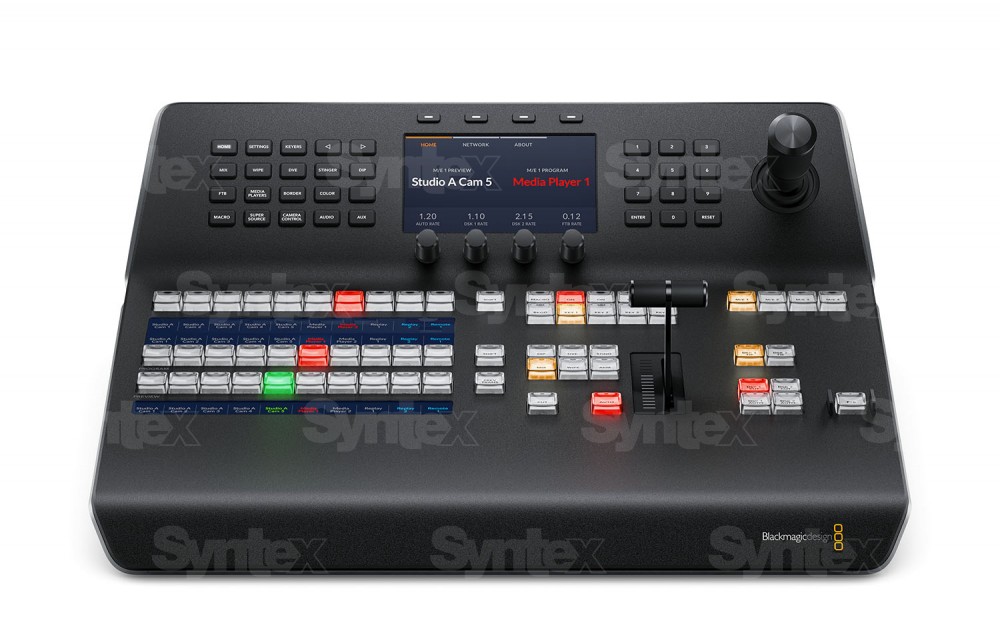 ATEM 1 M/E Advanced Panel 10 – detail ovládacích prvků