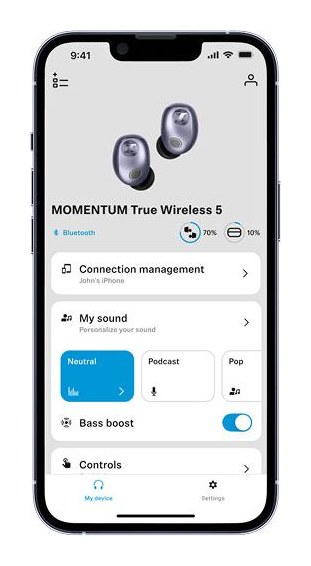 Sennheiser MOMENTUM True Wireless 5 Cream – Sonido adaptado a tu oído