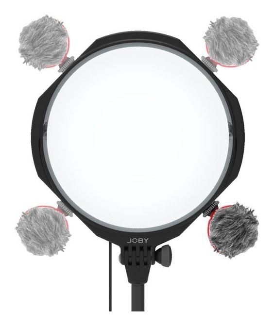 Joby Beamo Studio Deluxe Lighting Kit – Cold shoe para micrófono