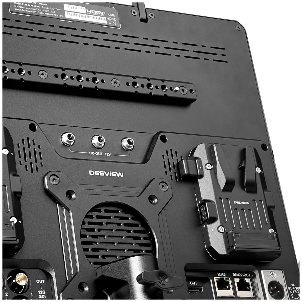 Desview Core OL16 Ultra 12G – Alimentación de entrada y salida