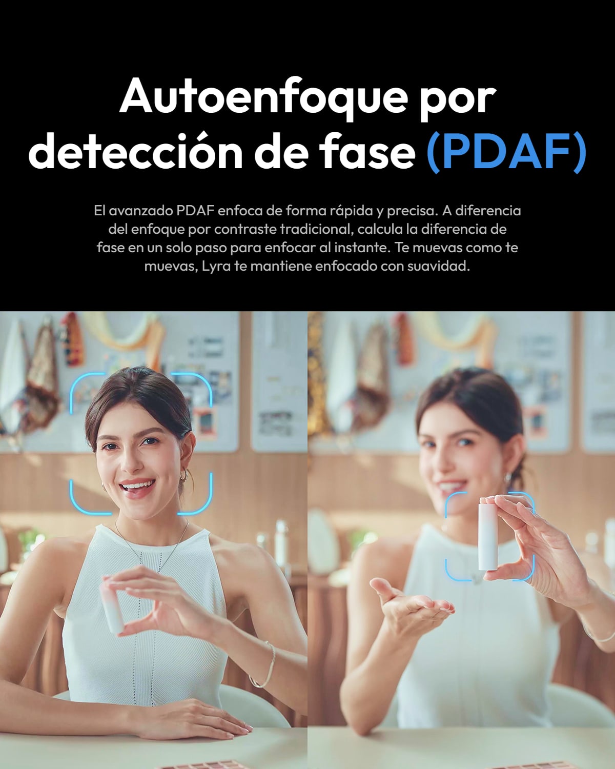 Hollyland Lyra – Enfoque automático PDAF