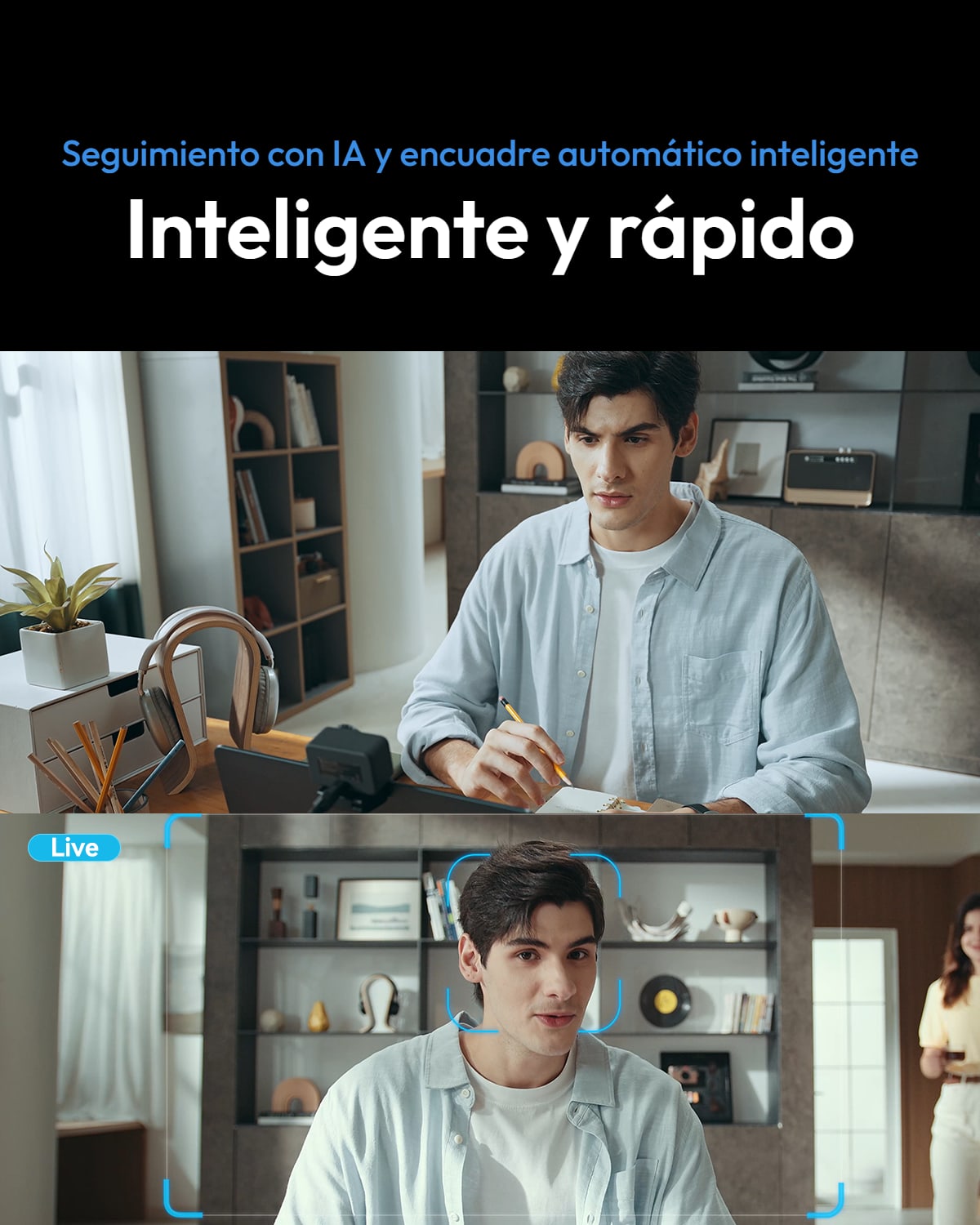Hollyland Lyra – Seguimiento por IA y encuadre automático