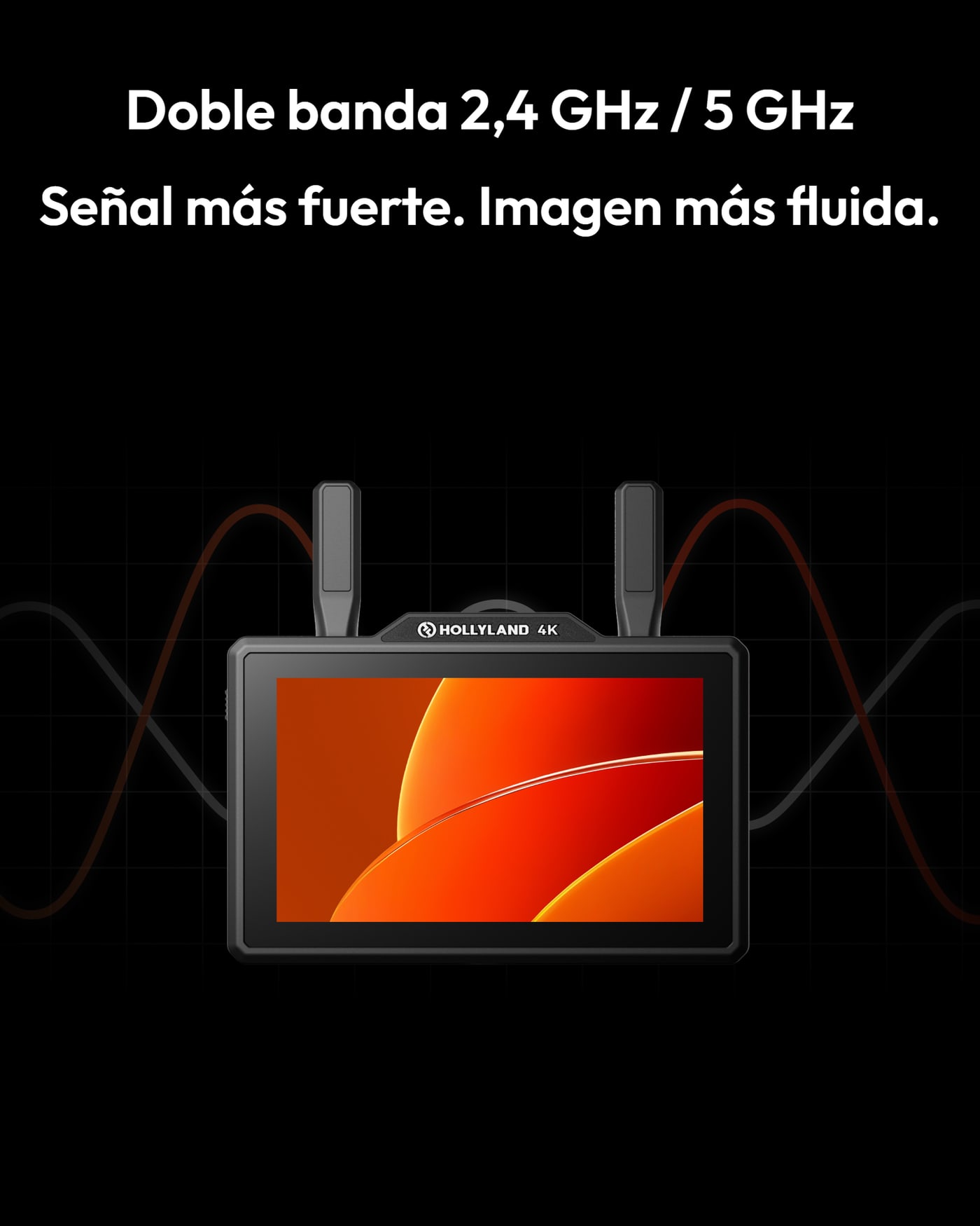 Hollyland Pyro 5 4K – Doble banda y salto automático