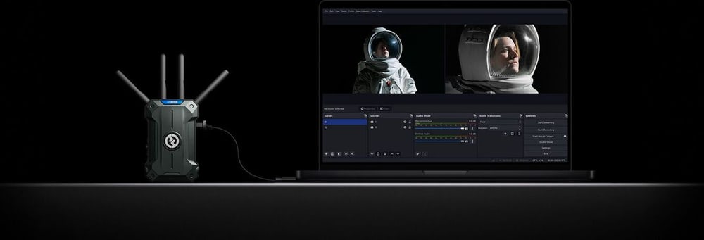 Hollyland Pyro Ultra 1TX & 2RX – Streaming UVC y RTMP