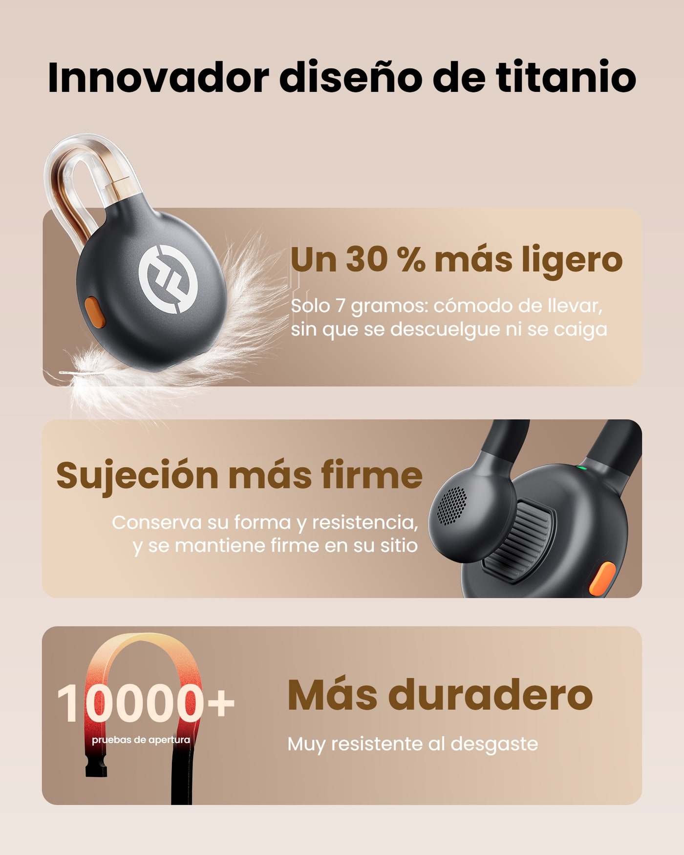 Hollyland LARK M2S transmisor (Space Gray) – Diseño de titanio