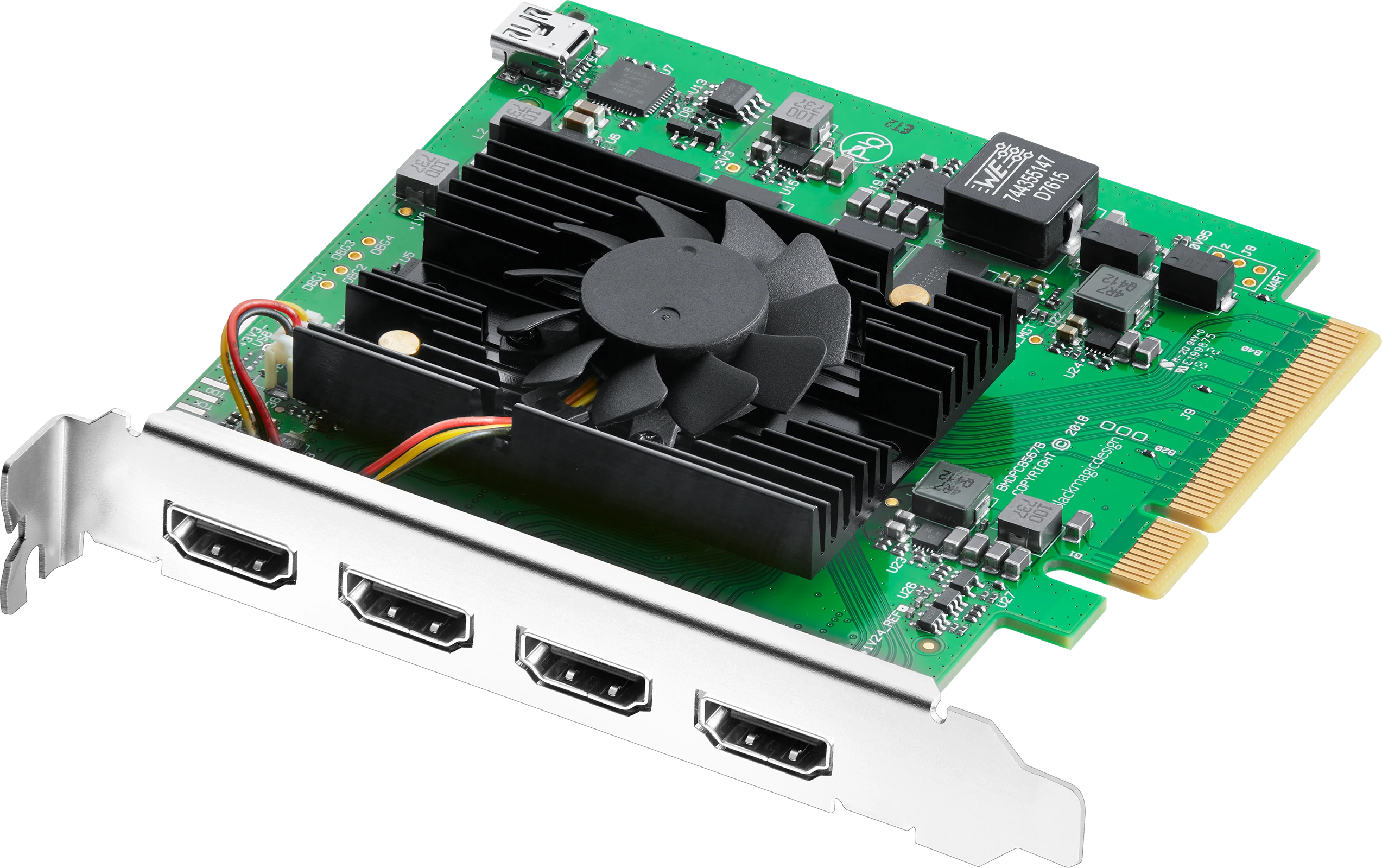 DeckLink Quad HDMI Recorder con cuatro entradas HDMI