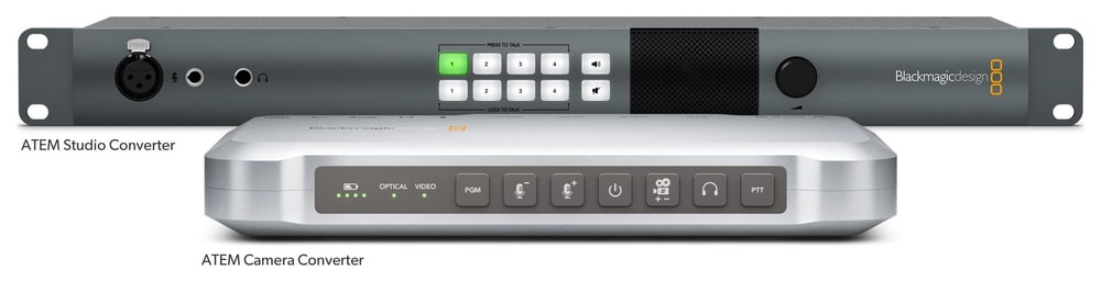 ATEM Studio Converter 2 – Un sistema con ATEM Camera Converter