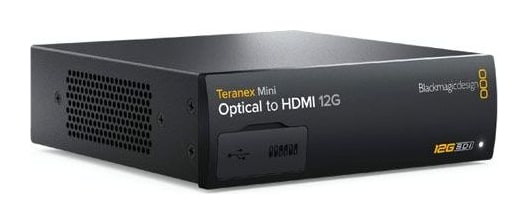 Blackmagic Design 6G-SDI SFP Optical Module – Fibra óptica en lugar de cable coaxial