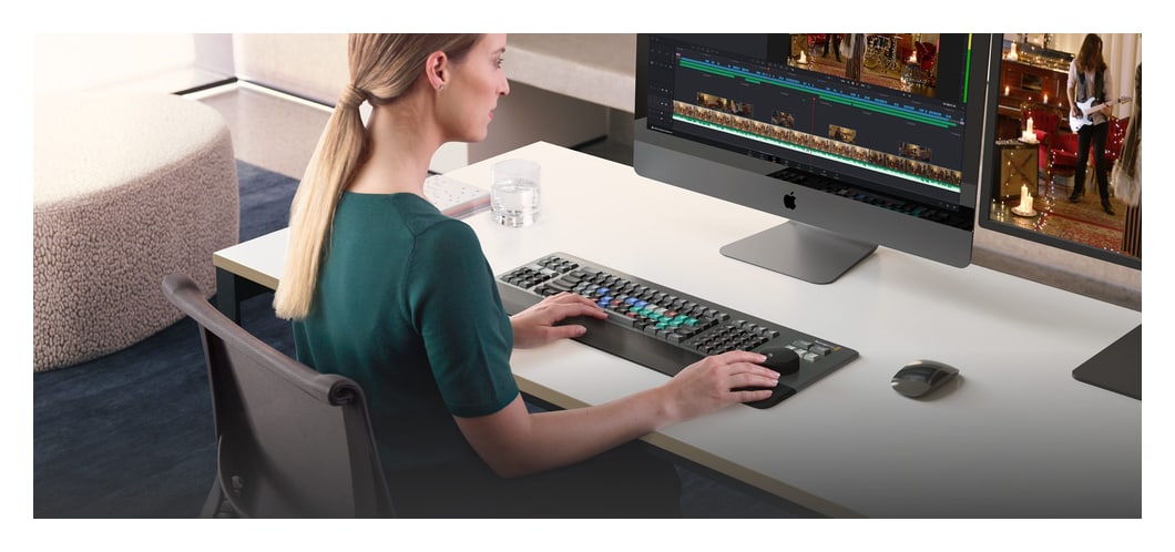 DaVinci Resolve Editor Keyboard – Las dos manos en la edición
