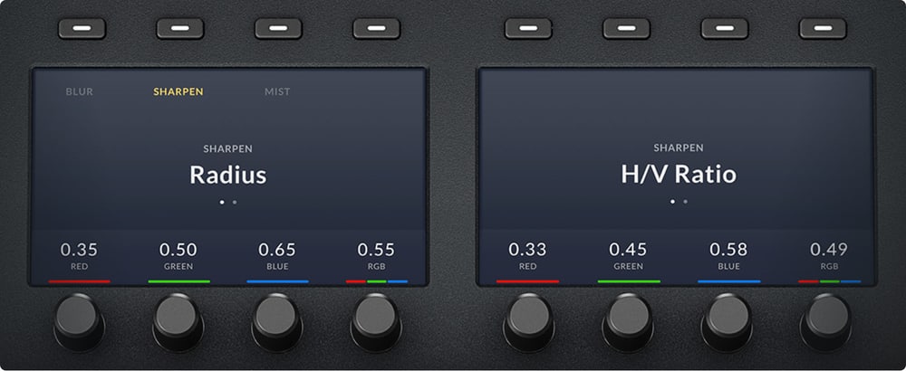 DaVinci Resolve Mini Panel – Pantallas y mandos soft