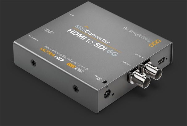 Mini Converter HDMI to SDI 6G – Vídeo y sonido en una sola señal SDI
