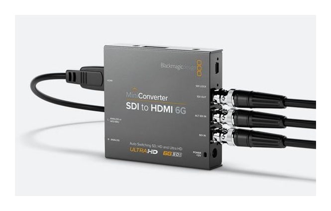 Mini Converter SDI to HDMI 6G – HDMI Instant Lock