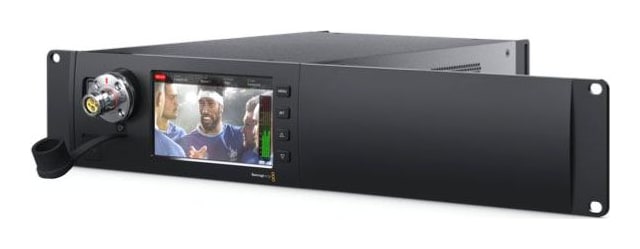 Blackmagic Design Studio Fiber Converter – Dos en un rack
