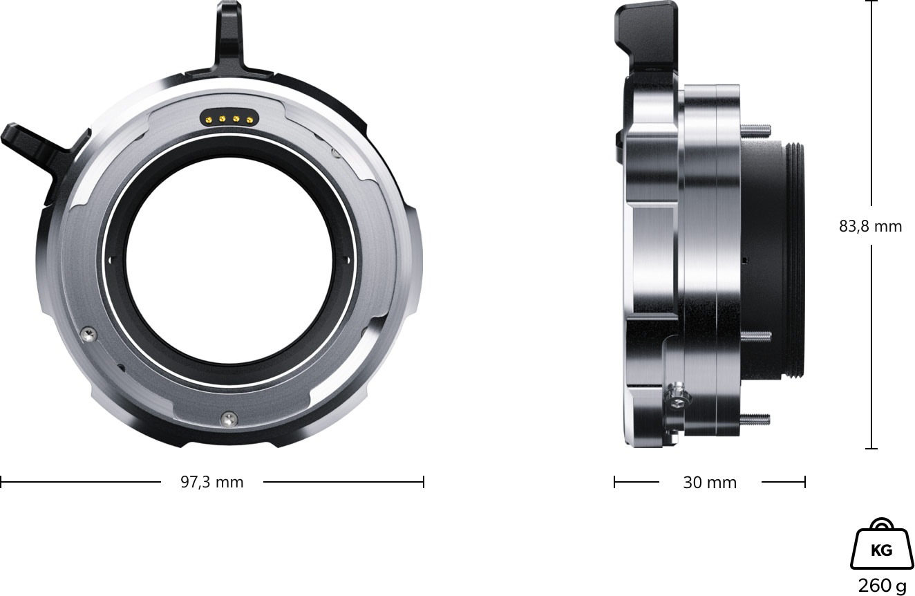 Blackmagic Design URSA Mini Pro PL Mount – Dimensiones y peso