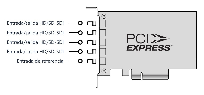 DeckLink Duo 2 Mini – Conectores
