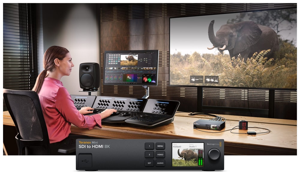 Teranex Mini SDI to HDMI 8K HDR – Para etalonaje, producción en directo y pantallas grandes