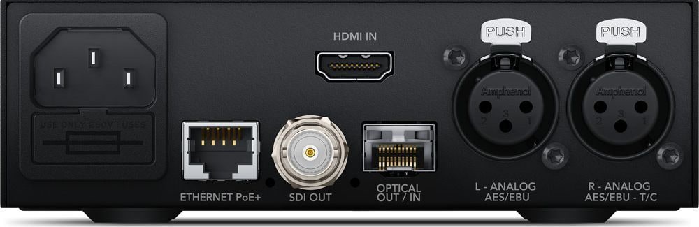 Teranex Mini HDMI to Optical 12G – Salida de cobre y óptica a la vez