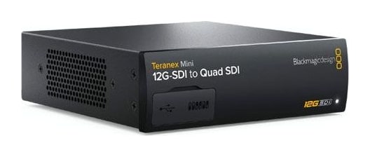 Teranex Mini 12G-SDI to Quad SDI – Un puente entre equipos Ultra HD nuevos y antiguos