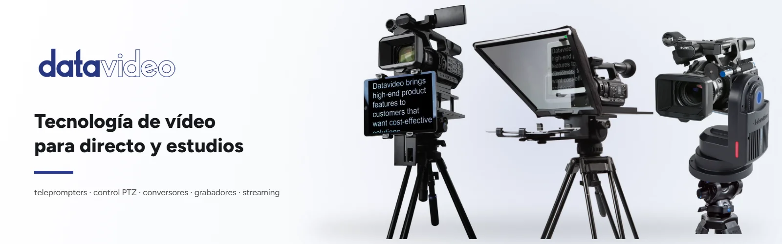 Datavideo – tecnología de vídeo para directo y estudios