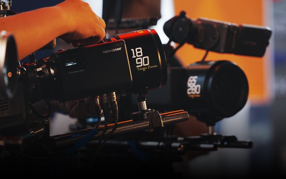 Óptica de cine con control ENG