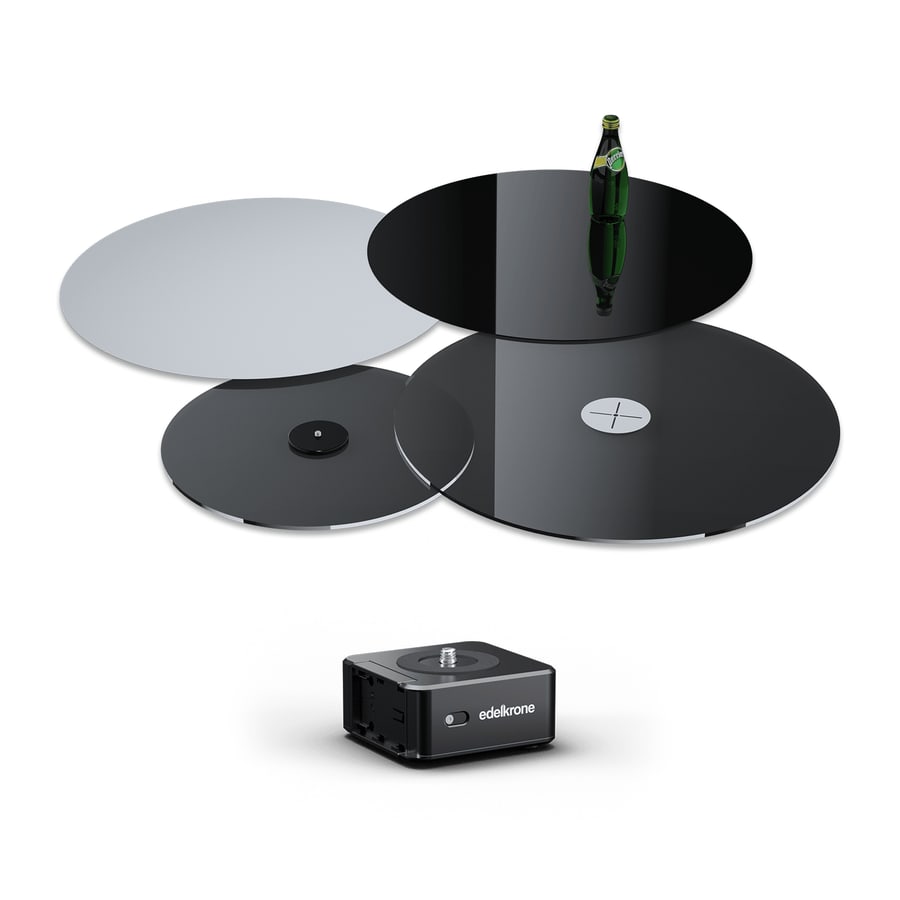 Añada el Turntable Module y tendrá foto y vídeo de producto en 360°