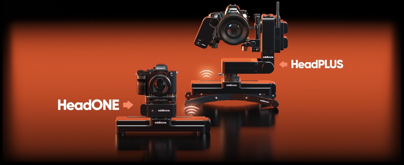 Se conecta de forma inalámbrica con los cabezales edelkrone