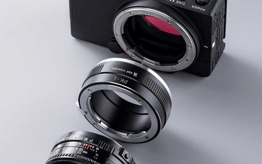 Objetivos Pentax K en cuerpos L-Mount
