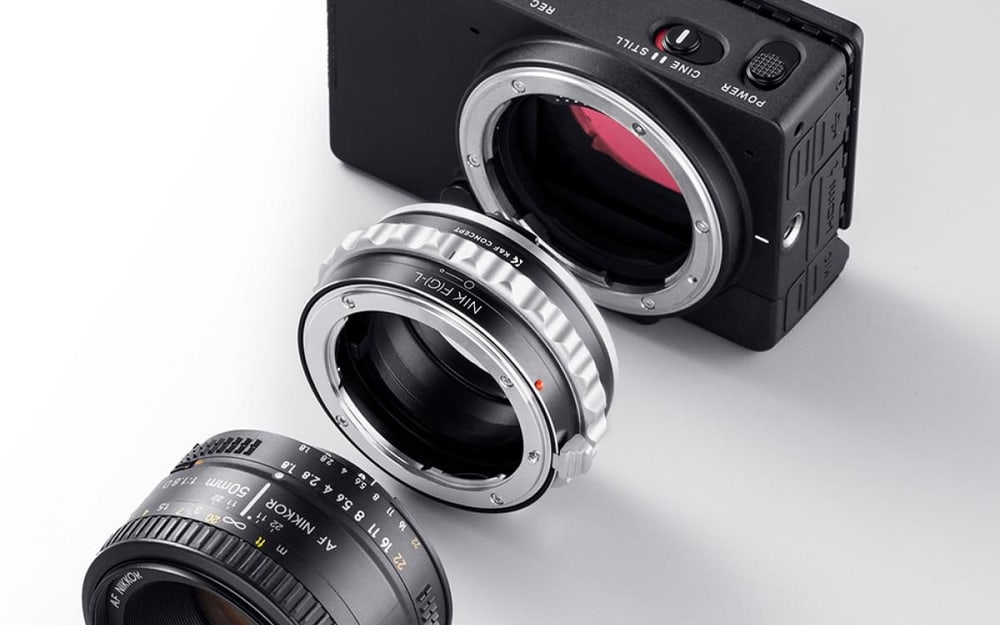 Objetivos Nikon F (G) en cuerpos L-Mount