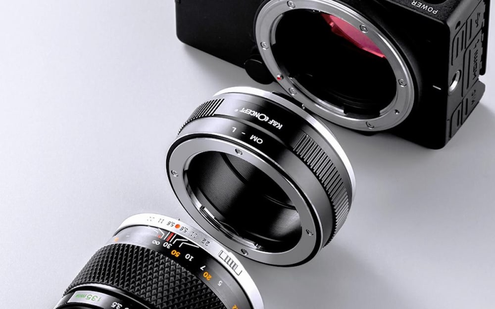 Objetivos Olympus OM en cuerpos L-Mount