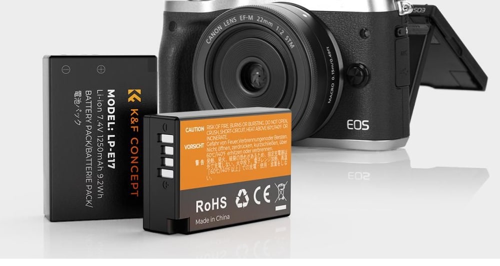 Capacidad de 1250 mAh