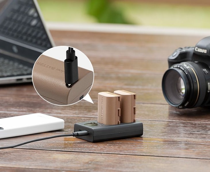 Carga por USB-C