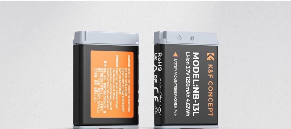 Dos baterías de 1250 mAh