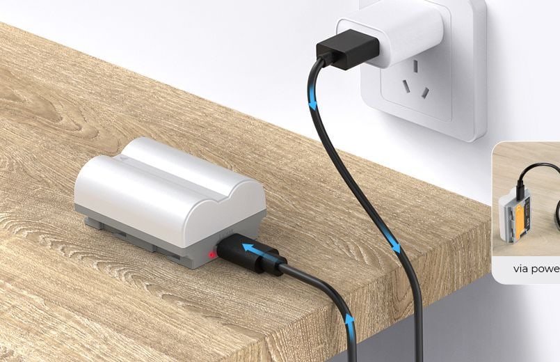 Carga por USB-C