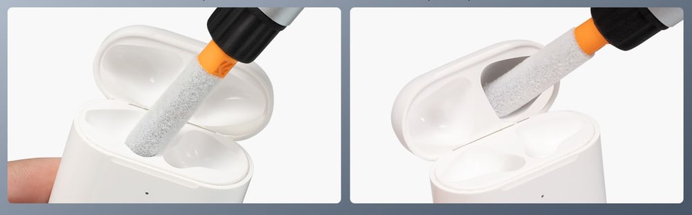 Cepillo y cabezal de carbono para la óptica