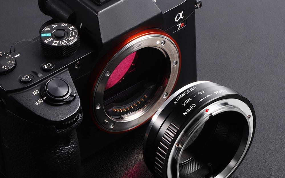 Objetivos Canon FD en cámaras Sony E