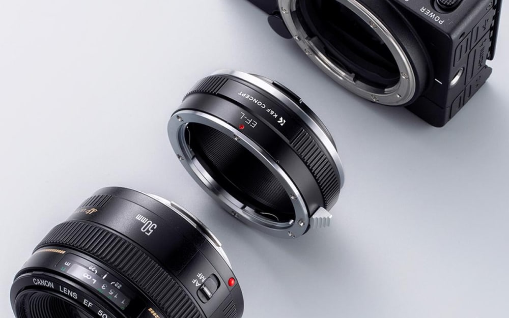 Objetivos Canon EF en cámaras L-Mount