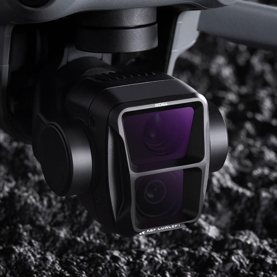 Filtros directamente en la cámara del dron