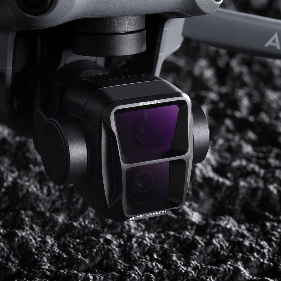 Filtros directamente en la cámara del dron