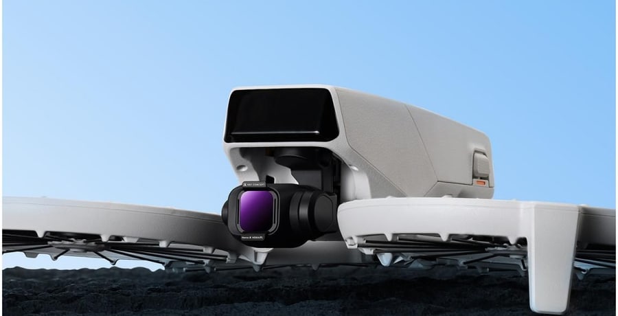 Filtros directamente en la cámara del dron