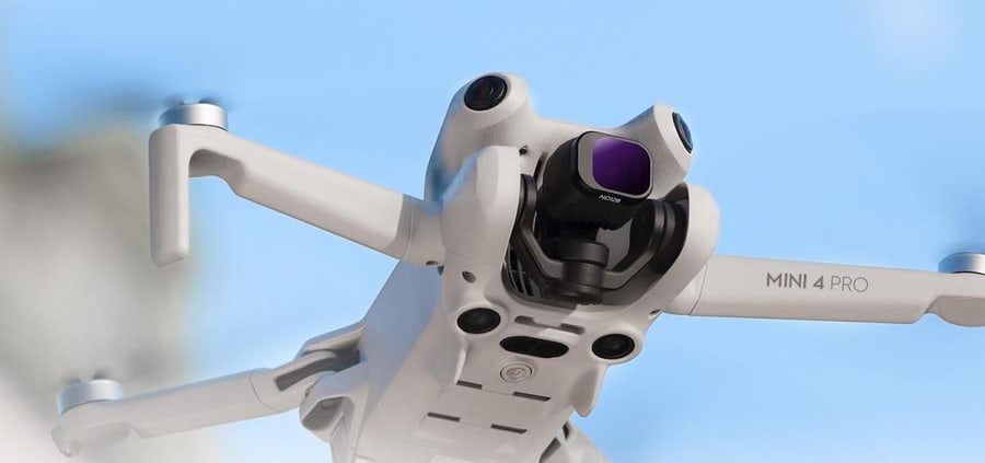 Filtros directamente en la cámara del dron