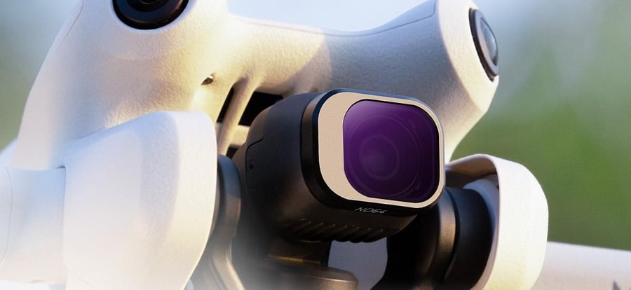 Filtros directamente en la cámara del dron